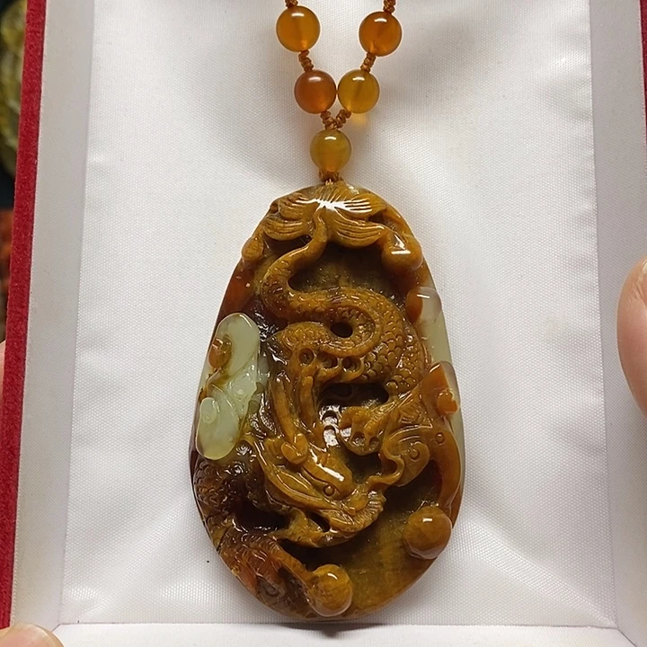 岫玉未镶嵌吊坠(赠链)