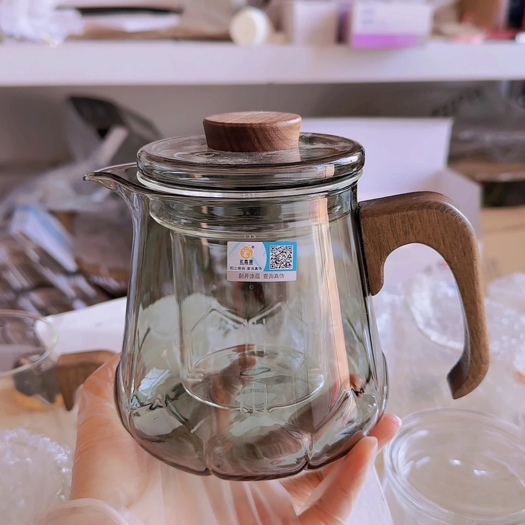 【闪购商品】高硼硅玻璃茶水分离M815 黑