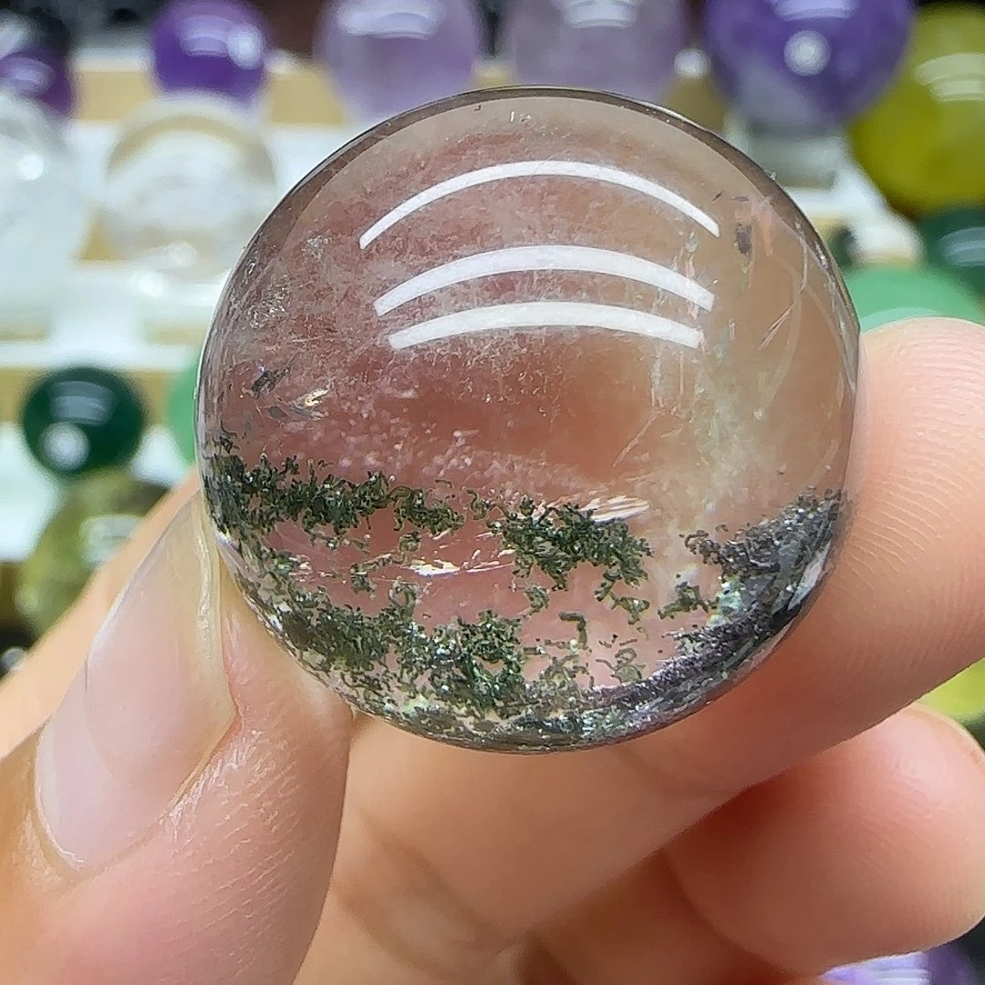 水晶未镶嵌珠宝半成品24.5mm
