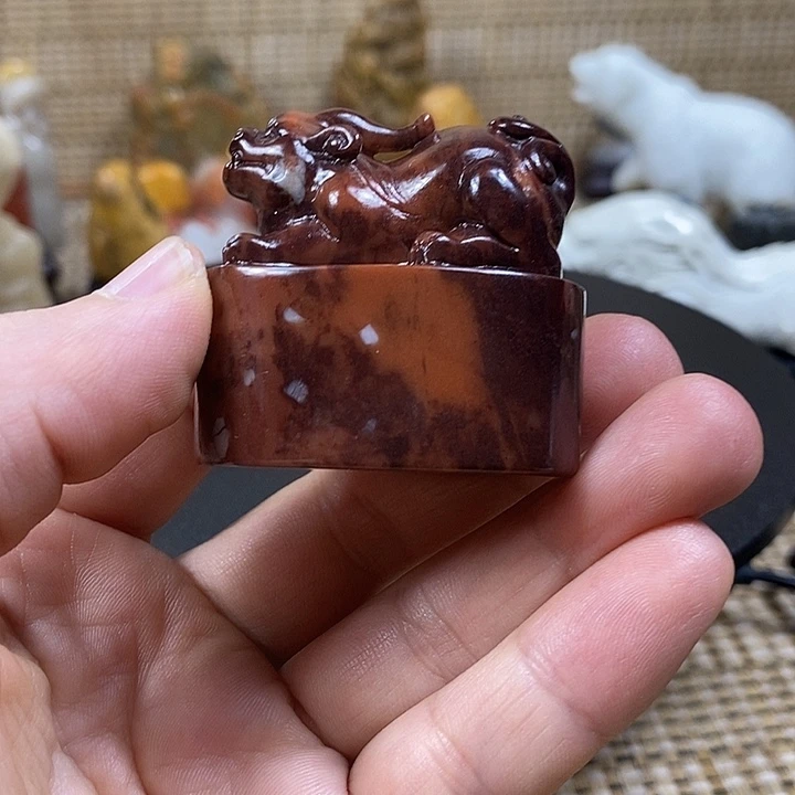 寿山石印石善伯尾