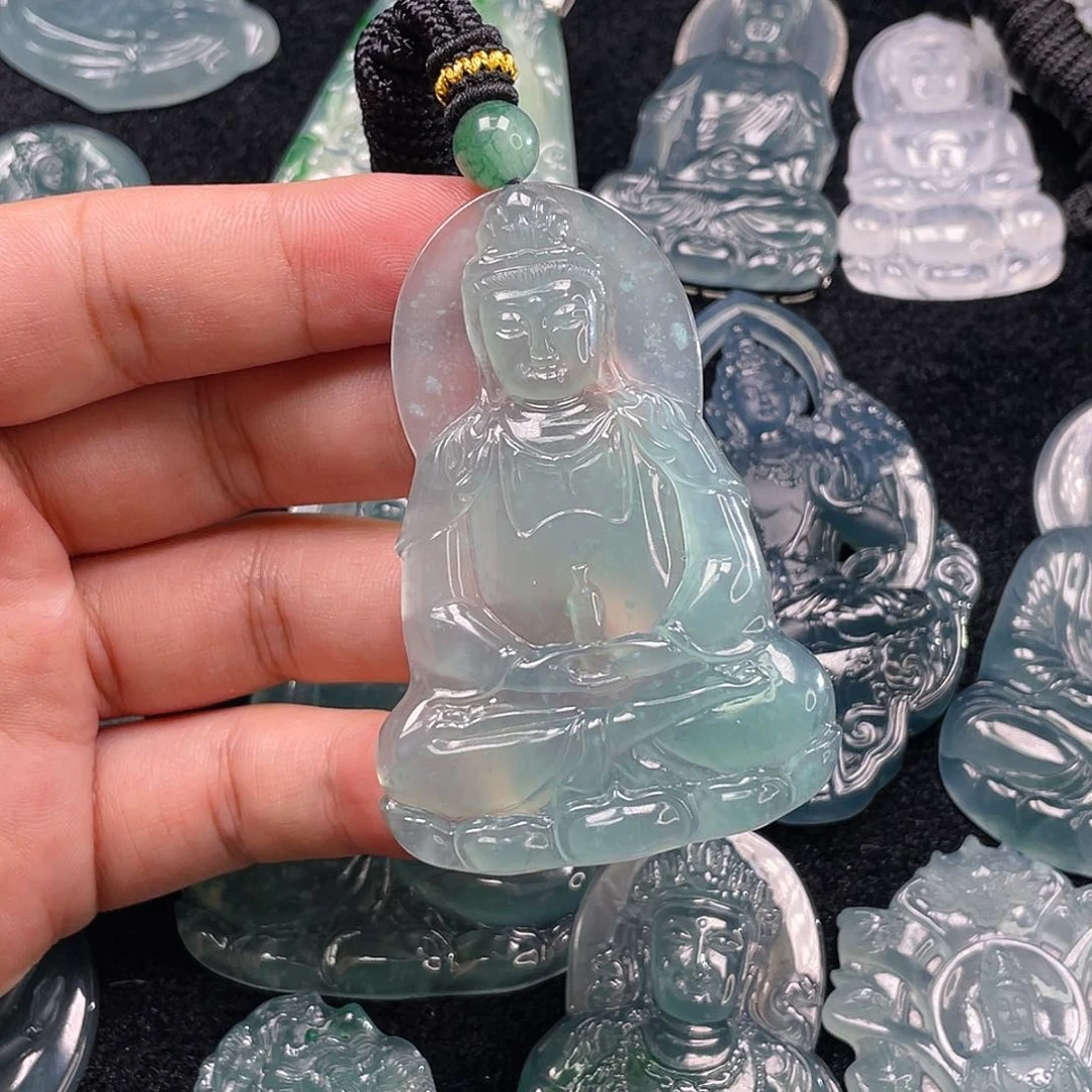 颈饰未镶嵌翡翠6，