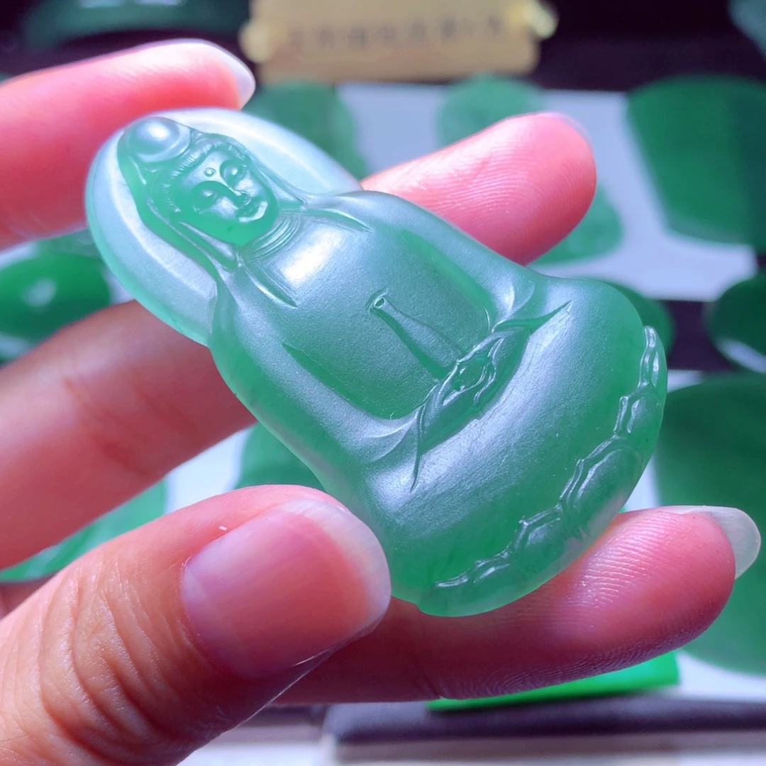 柒***柒定制翡翠未镶嵌天然