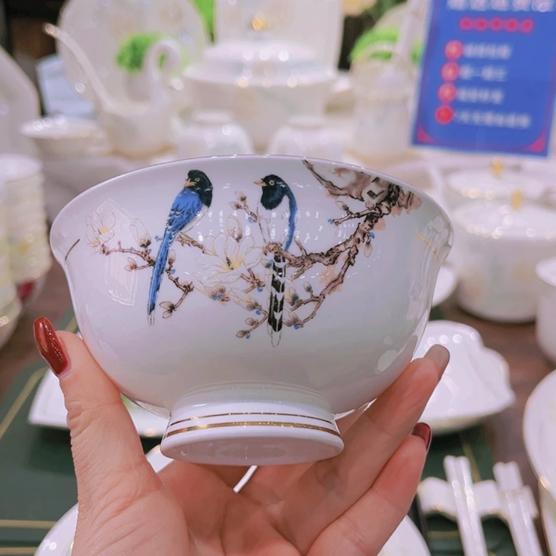 【闪购商品】瓷花鸟望升平单品