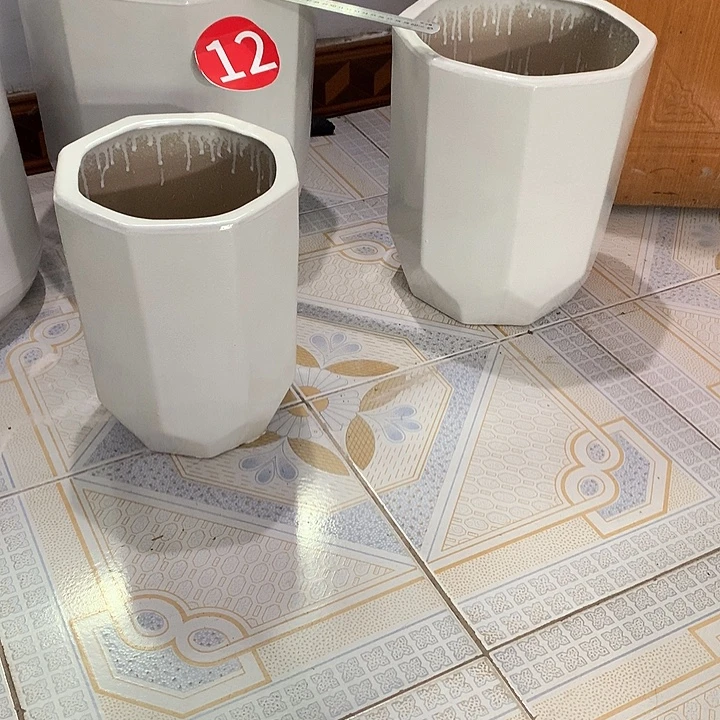 白八宝盆大中小一套默认瑕疵