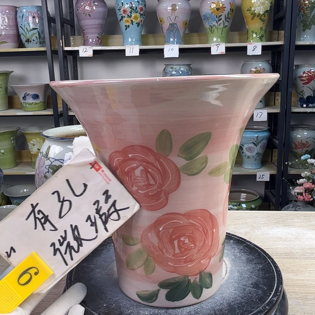 罐1tc景德镇陶瓷花盆