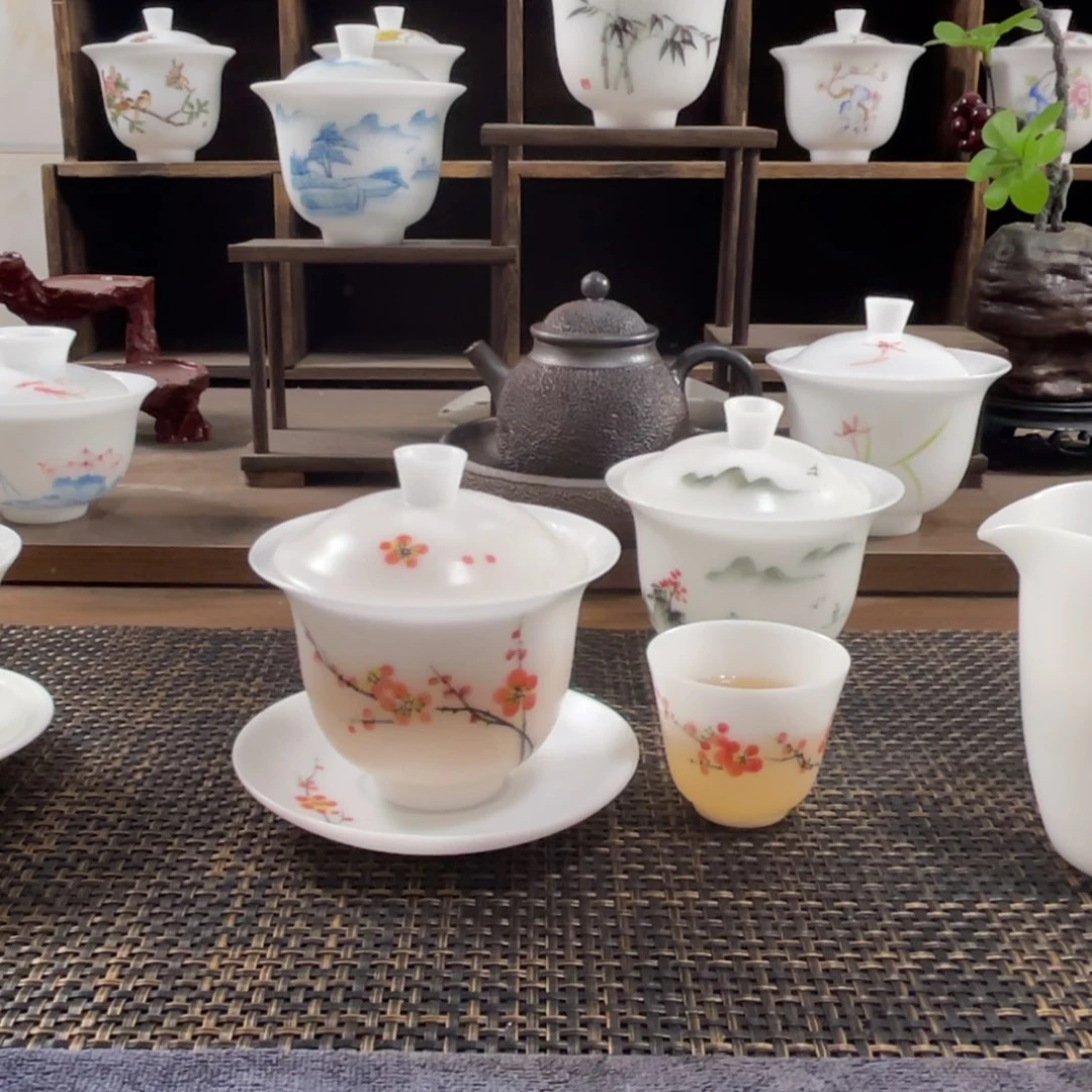 【闪购商品】冰***啡德化白瓷手绘8434349949444
