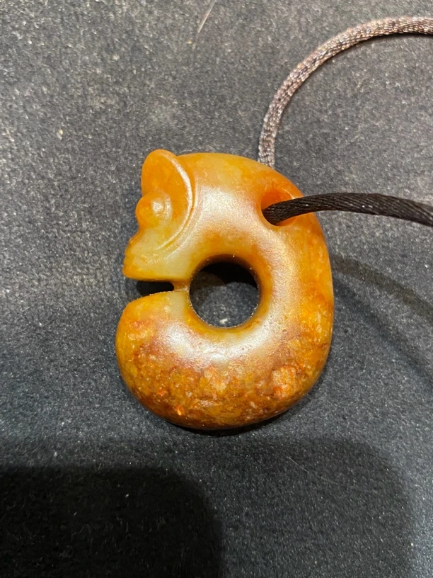 河磨奇石猪龙型件