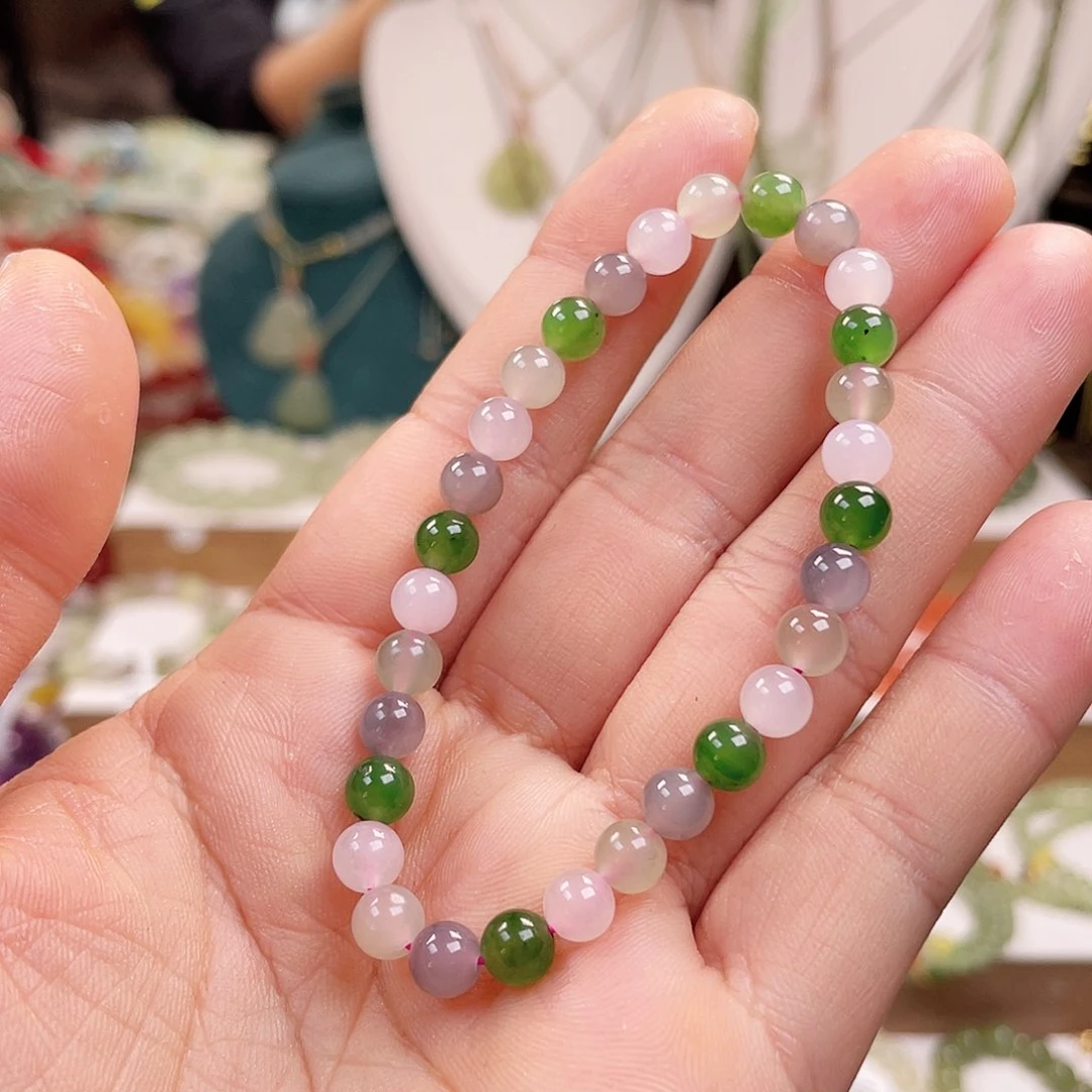 和田玉手链未镶嵌ᜊ**?6