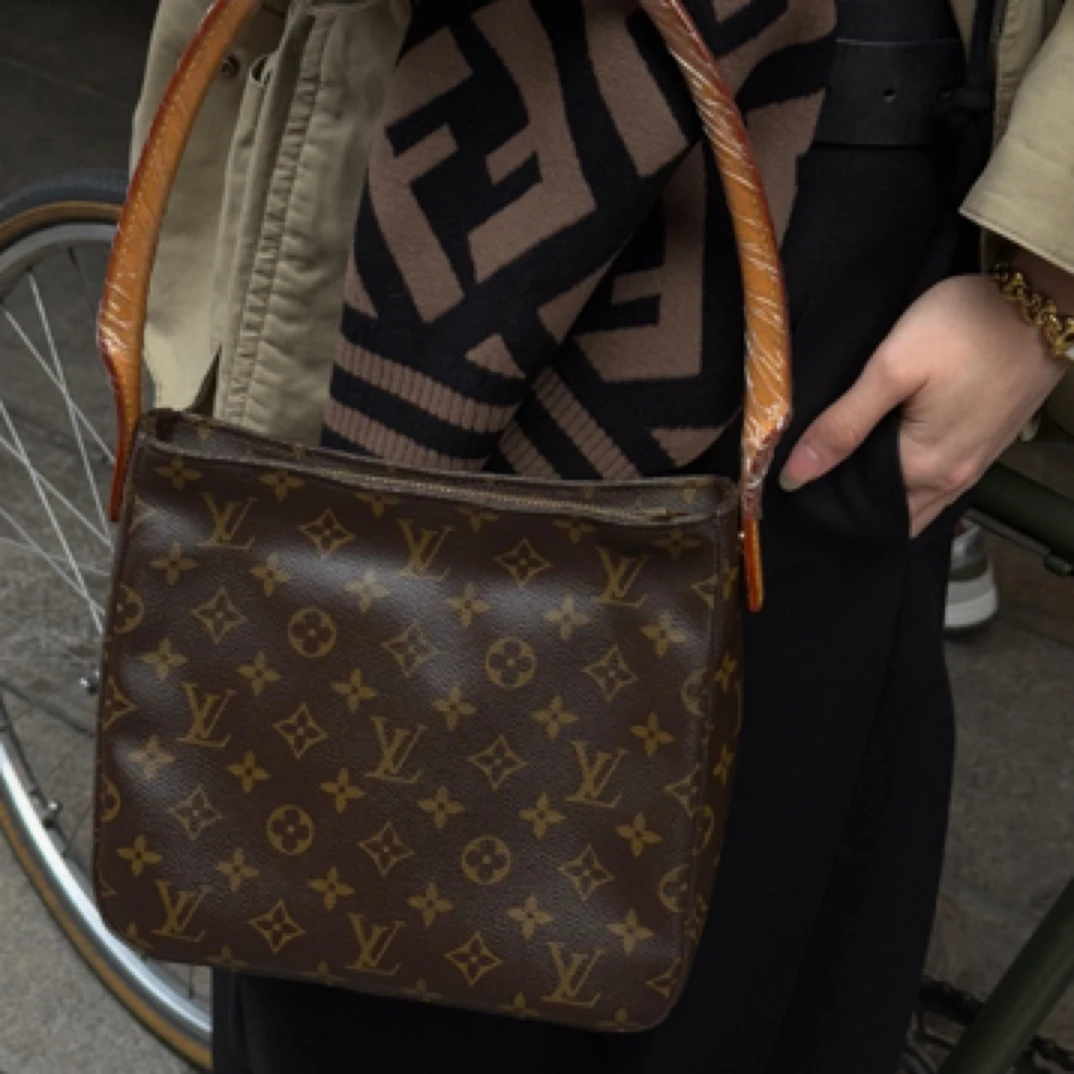 95新 LouisVuitton/路易威登 LV中古老花looping（原）