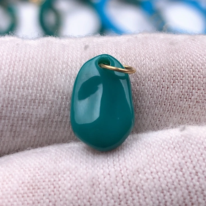 绿松石车挂未镶嵌