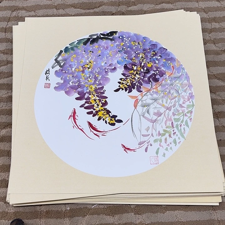 国画花鸟的羽毛翅膀50.50