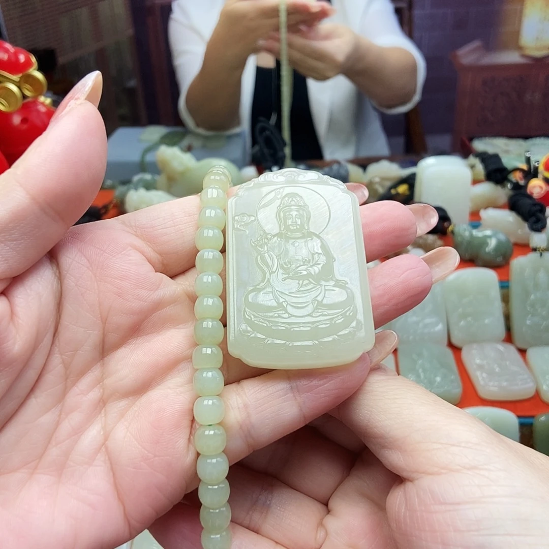 颈饰未镶嵌和田玉爱***烫