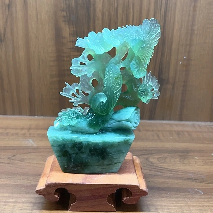 石材喜上眉梢-一体雕刻