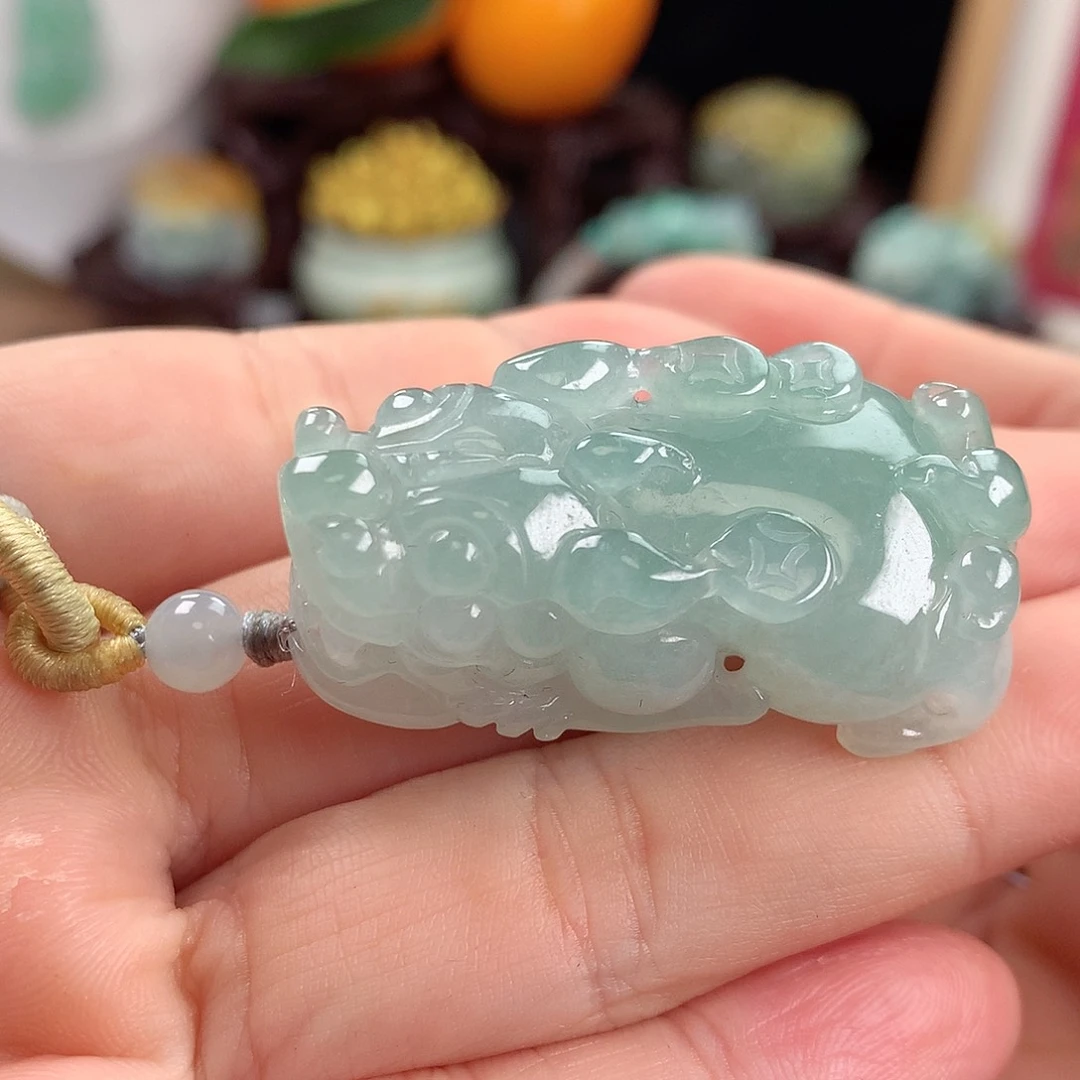 【闪购商品】翡翠颈饰未镶嵌翡翠貔貅