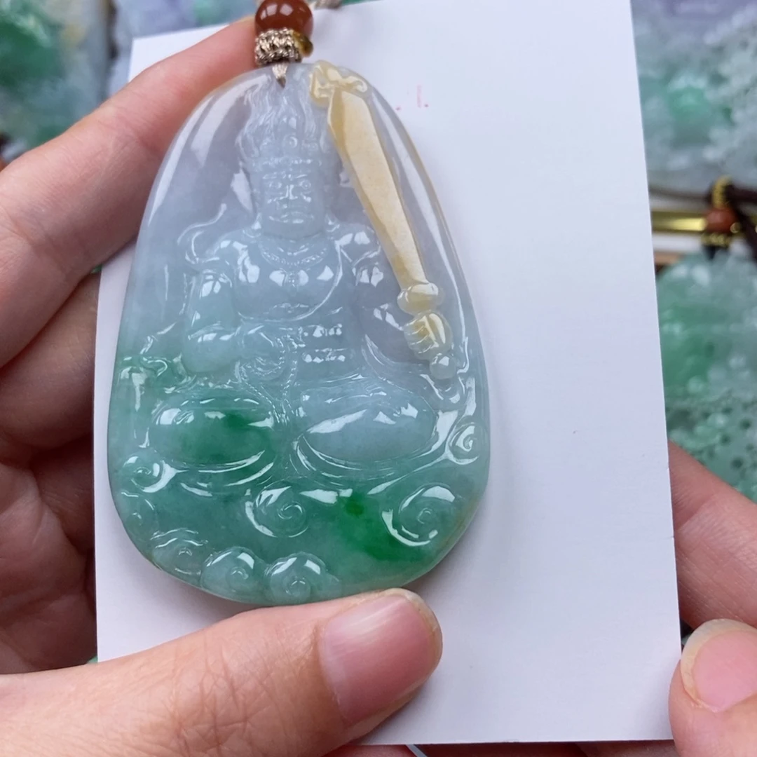 翡翠未镶嵌颈饰如**至吊坠