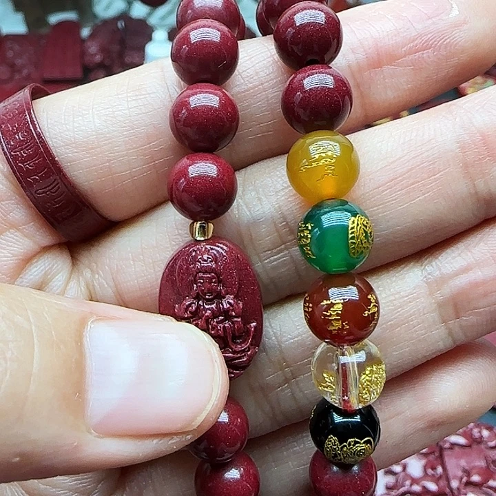 天然辰砂高含量紫金砂