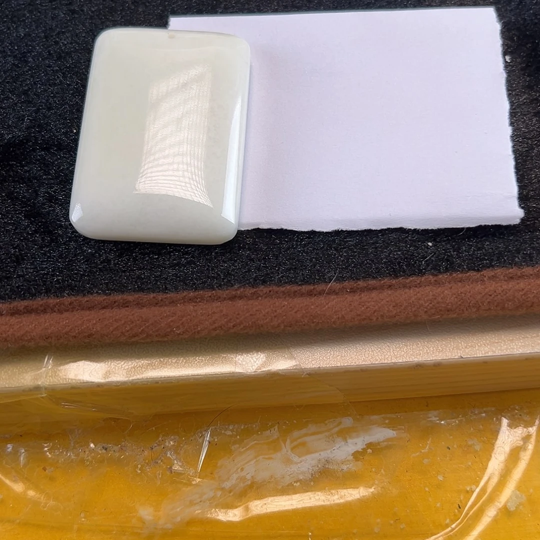 蓝田玉（蛇纹石化大理石玉）手镯合金J****9