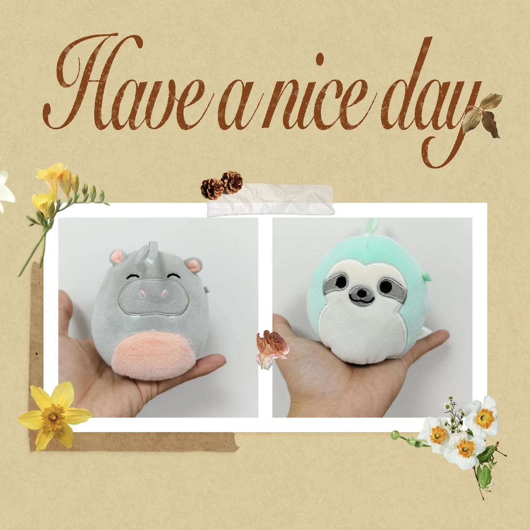 外贸软糖毛绒公仔玩偶squishmallow迷你2.5寸软糖崽崽挂件