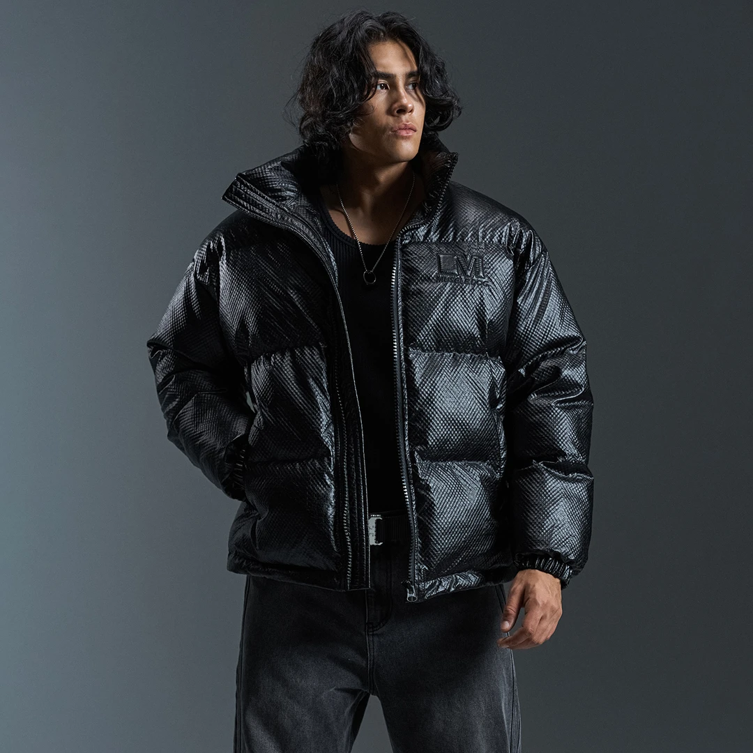 肌肉狗 潮牌棉衣外套男秋冬美式高街复古休闲棉服训练保暖面包服