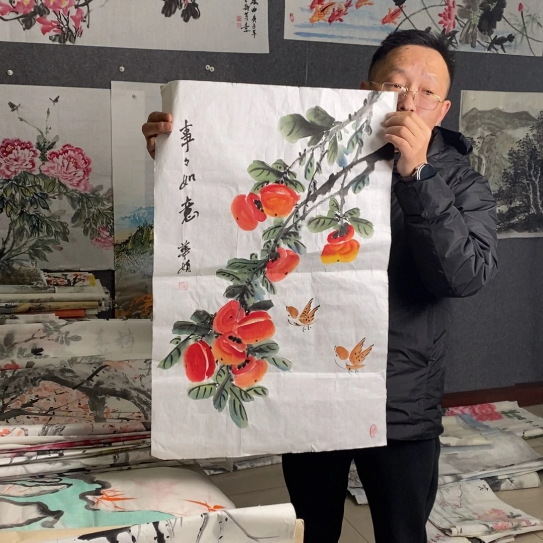 国画手写手绘国画作品4