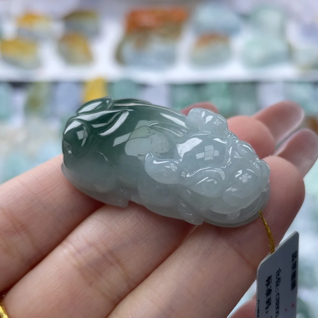 颈饰未镶嵌翡翠貔貅12