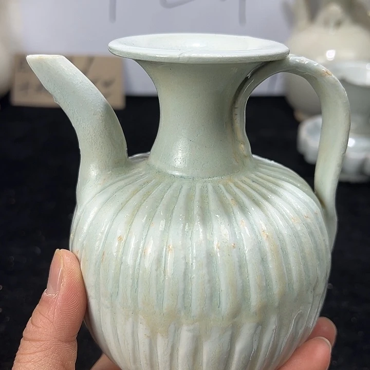 其他陶青白瓷酒壶瑕疵