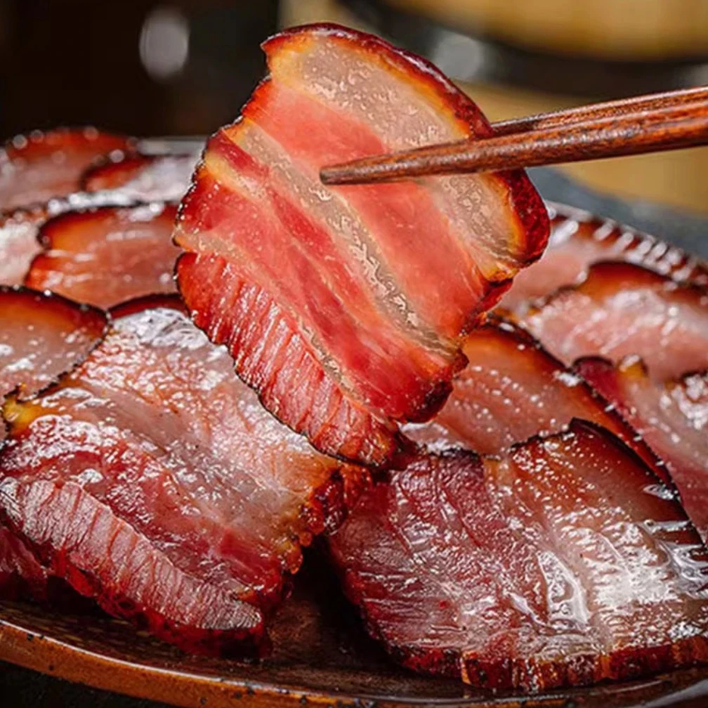 【五花腊肉】湖北恩施柴火烟熏五花腊肉 不沾水可退