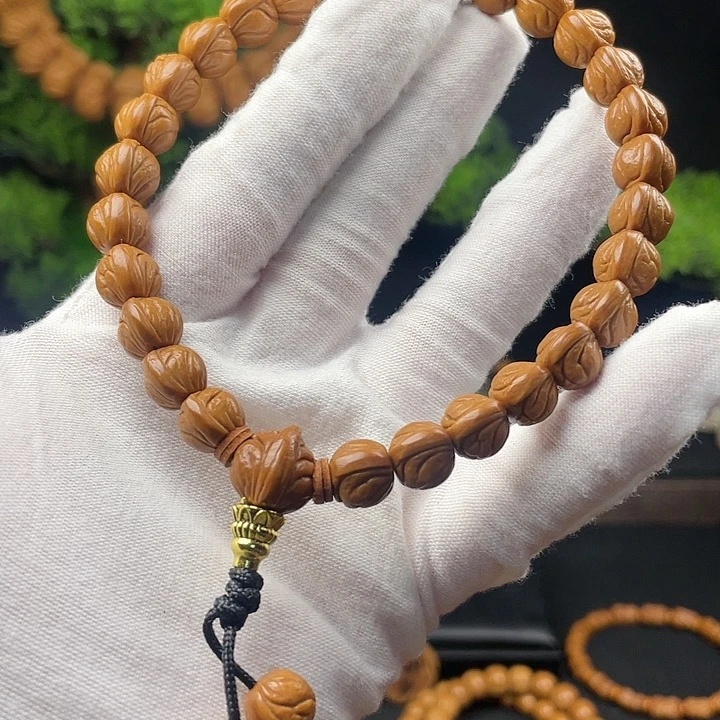 秋***天桃核吊坠秦岭龙纹桃核