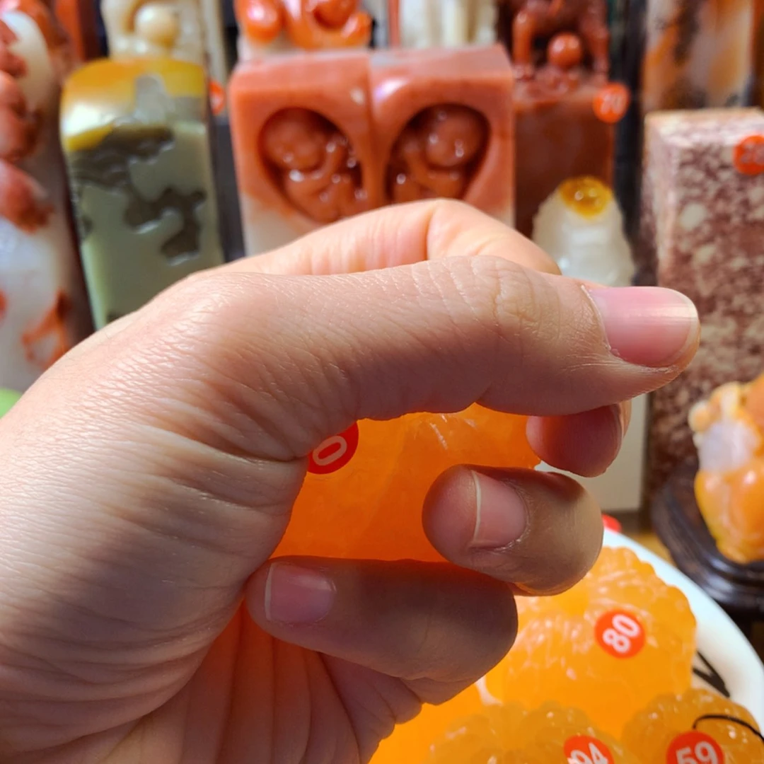 【闪购商品】寿山石爱***狼寿山石纯手工雕刻