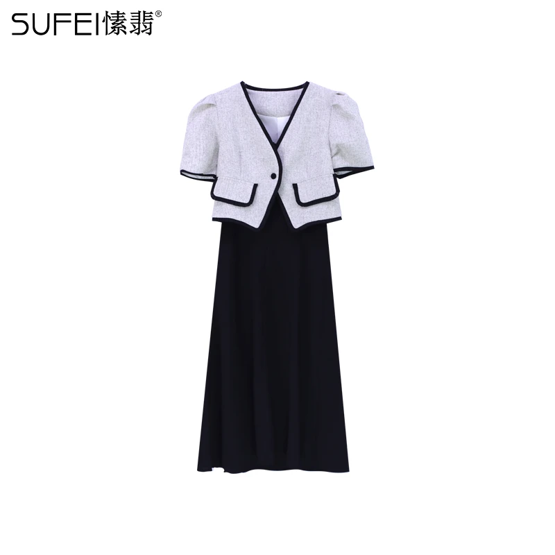 S32TQ0655A 夏季时尚套装气质 0655