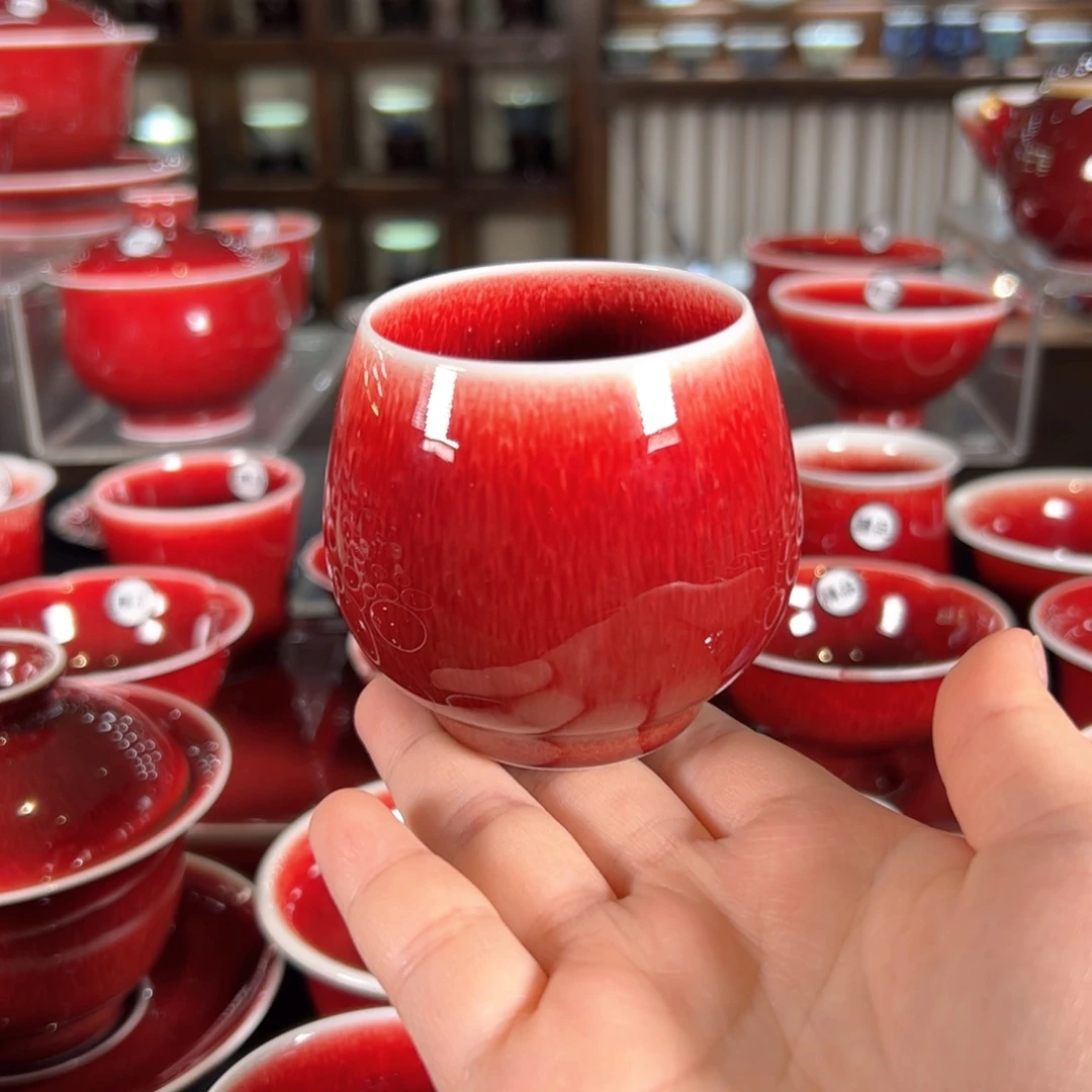 杯子景德镇高温原矿杯