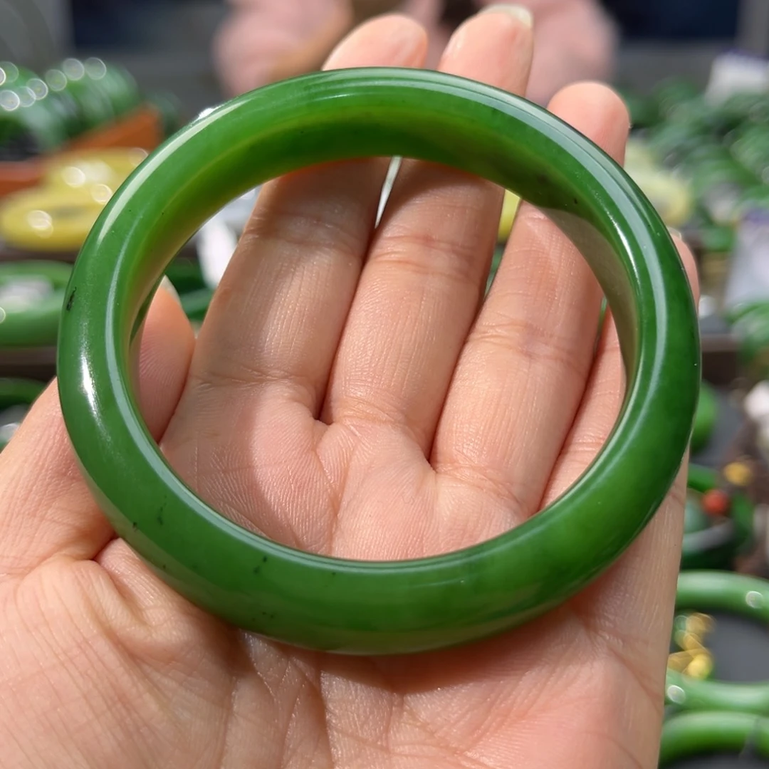 和田玉（碧玉）手镯未镶嵌?***?