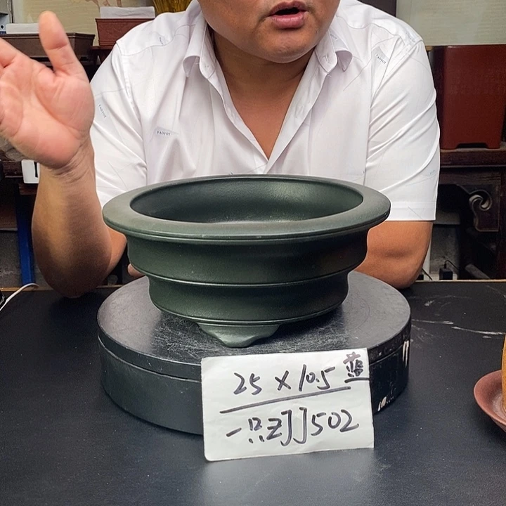 紫砂花盆货号一只ZJJ502