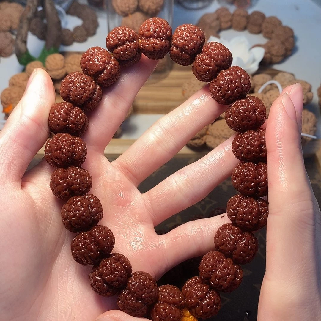 金刚菩提手串19龙牙梅花新人练手款手持