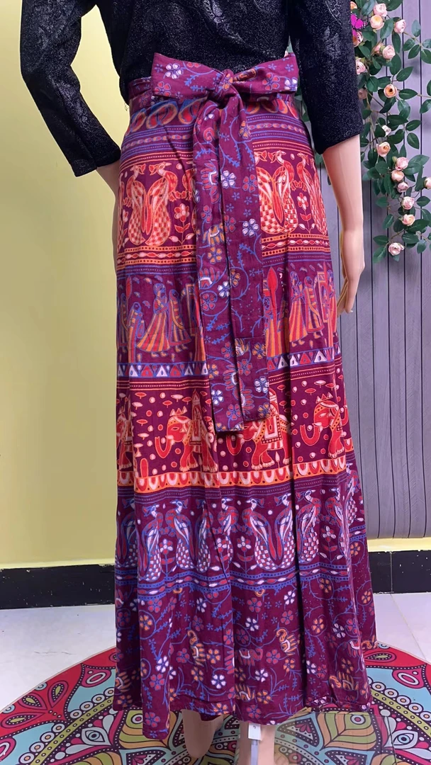 （001-200）尼泊尔孔雀裙半身裙异域风情