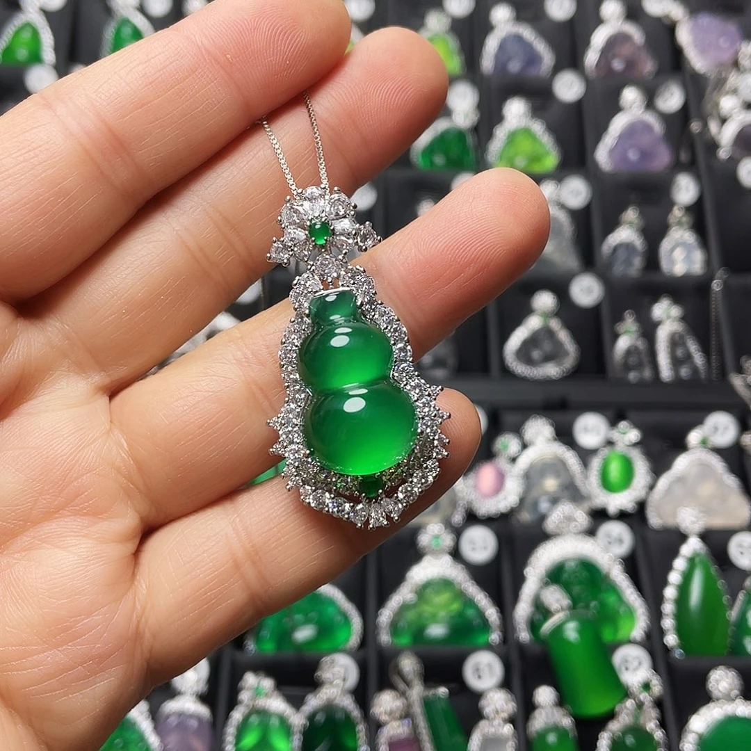 玛瑙/玉髓合金颈饰