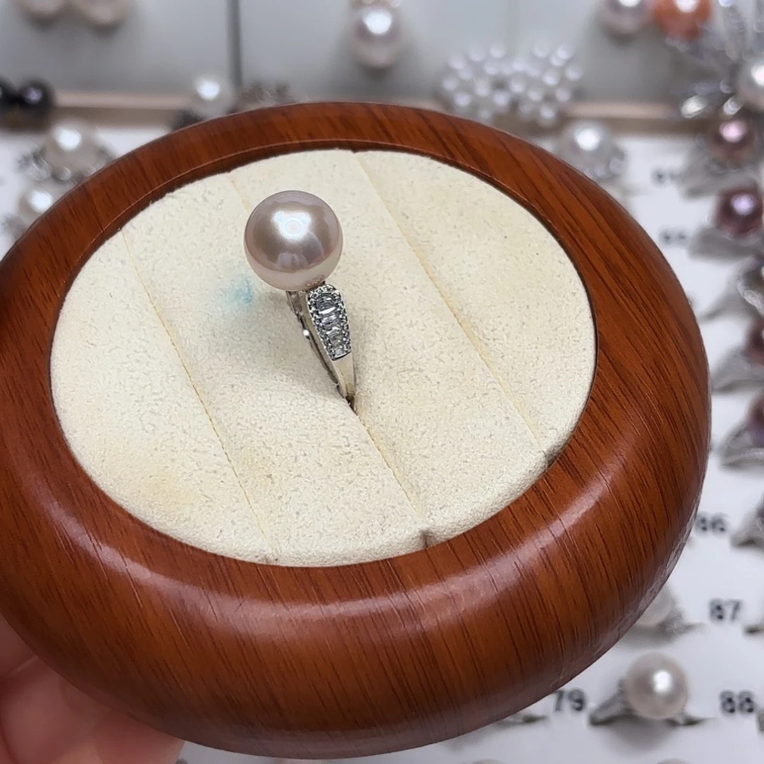 关***妈淡水珍珠戒指银S925镶嵌