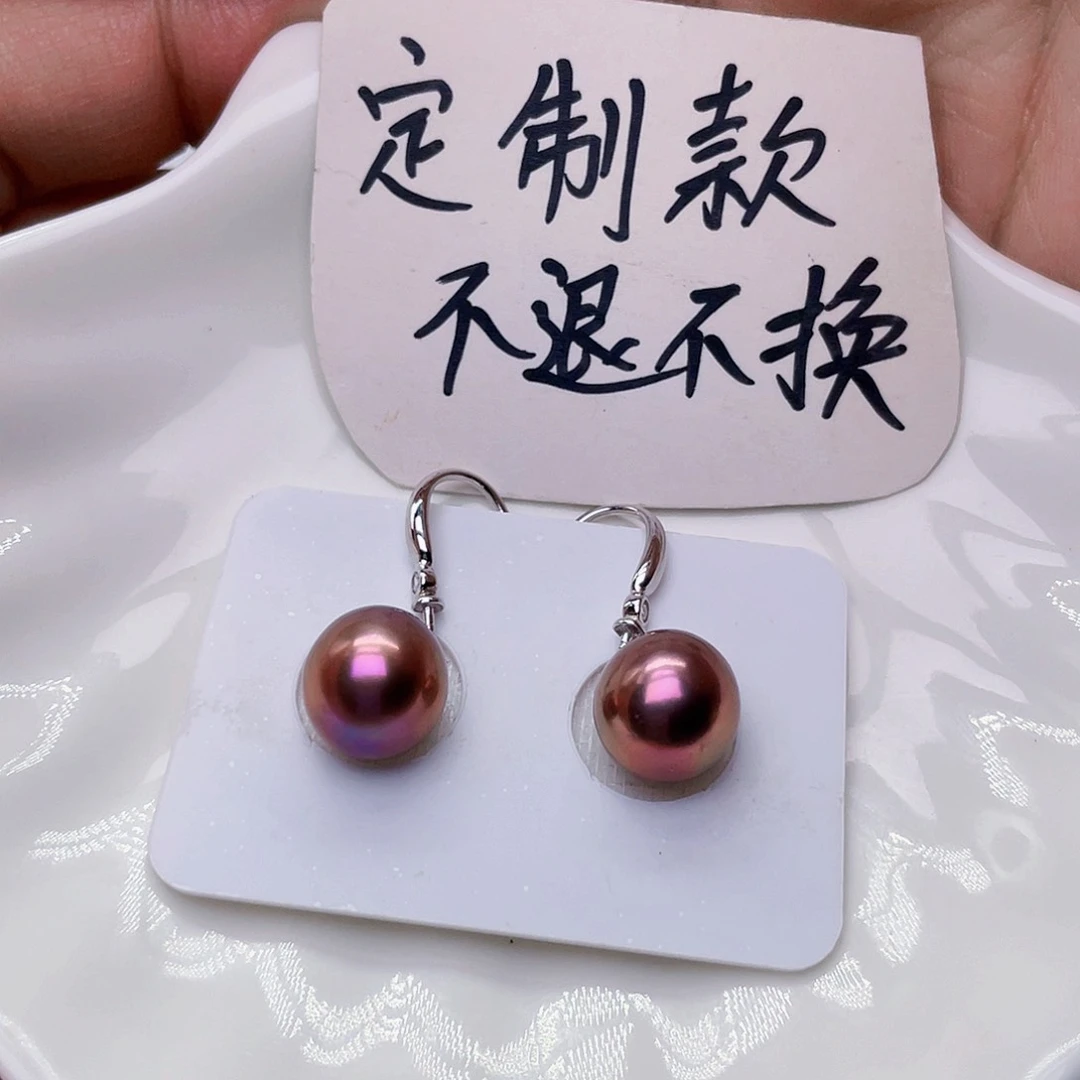 淡水珍珠耳饰未镶嵌氪***丝