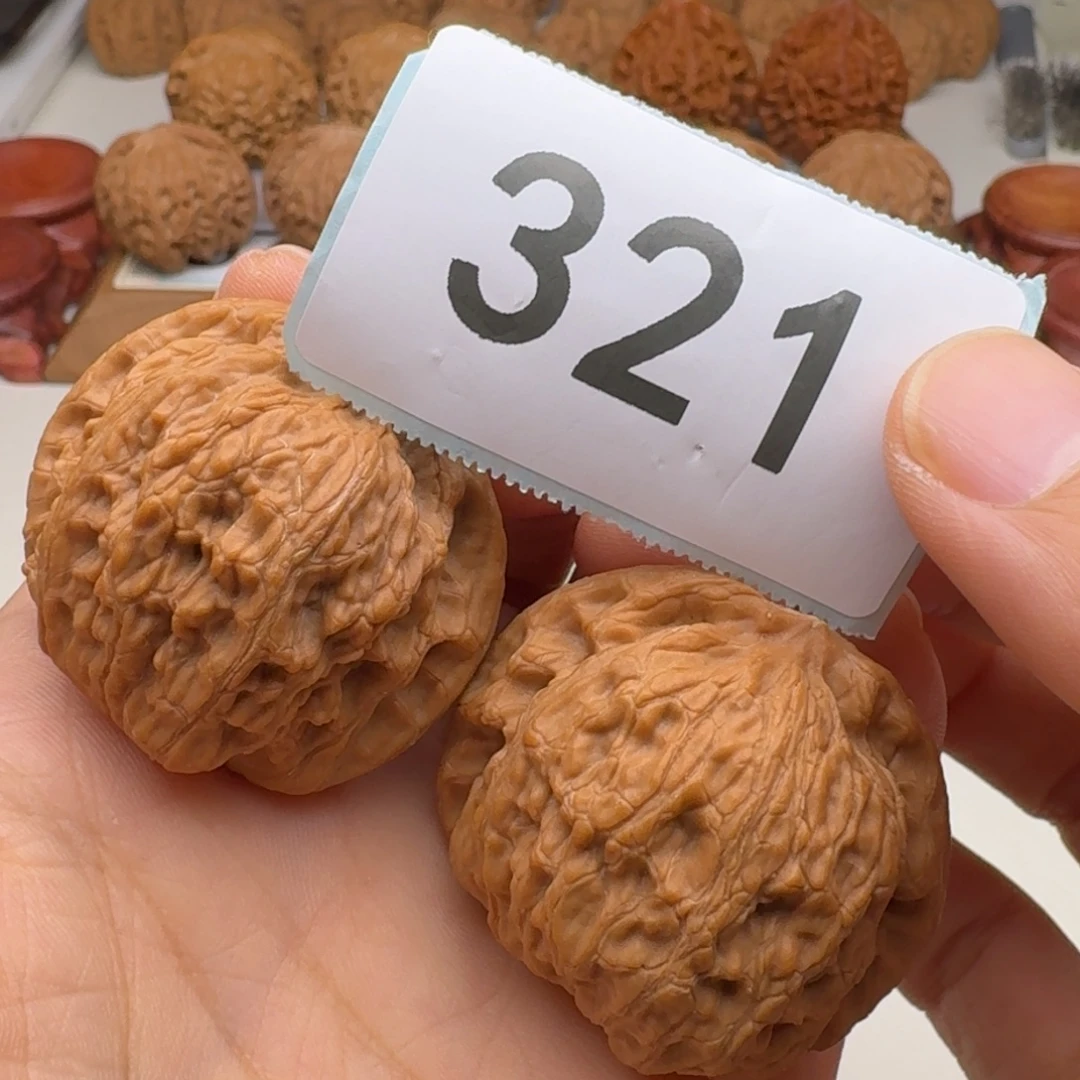 把件文玩核桃公子帽42 龟背 全品