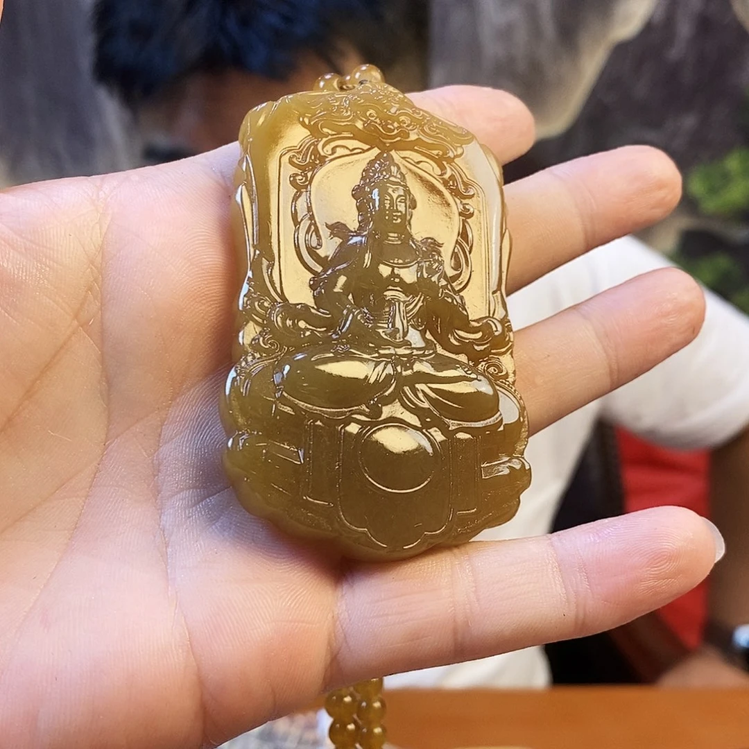 未镶嵌和田玉挂件观音多样性随机发一
