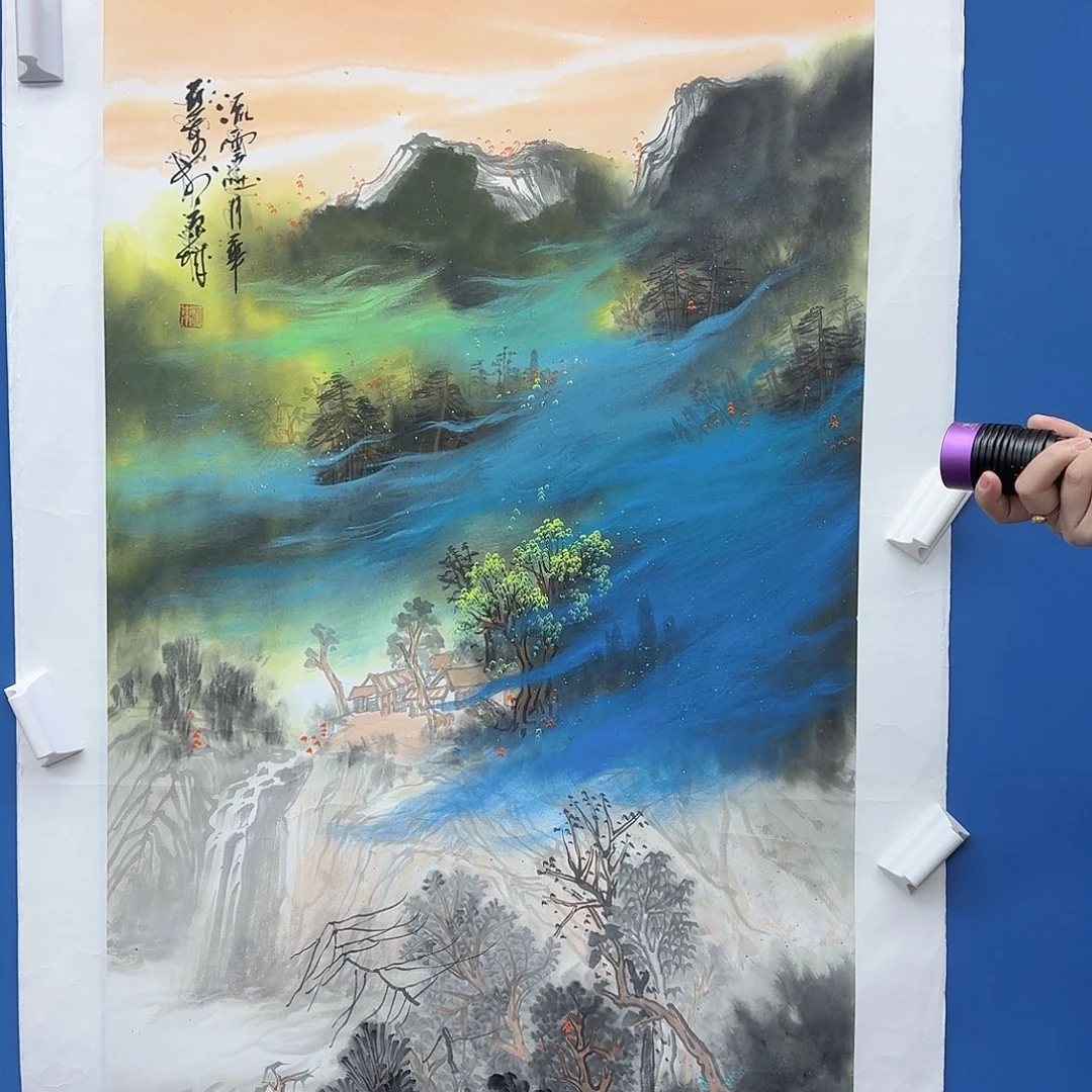 国画多次参加国内外大型展览