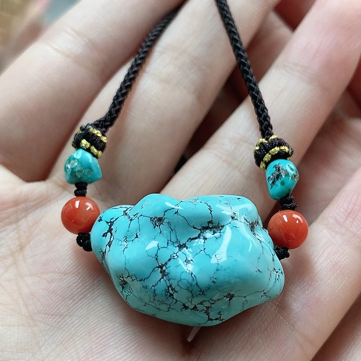 未镶嵌绿松石珠宝奇石