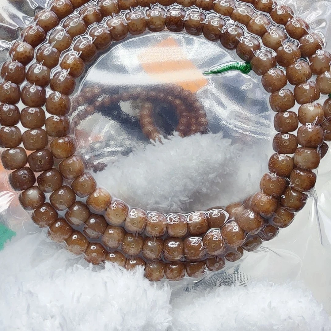 星月菩提手串16殿堂粉冰遇华星月菩提87-108