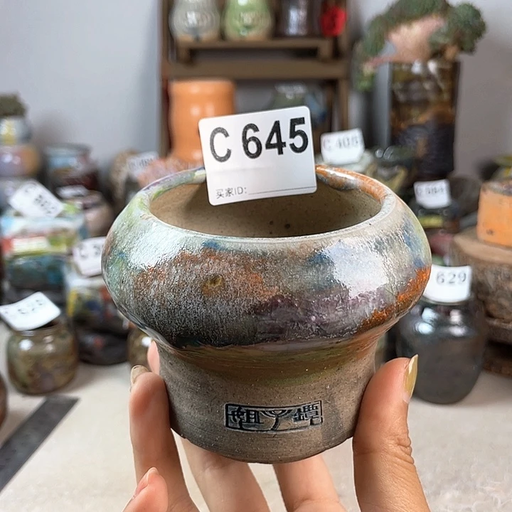 紫砂花盆夏*陶瓷花盆