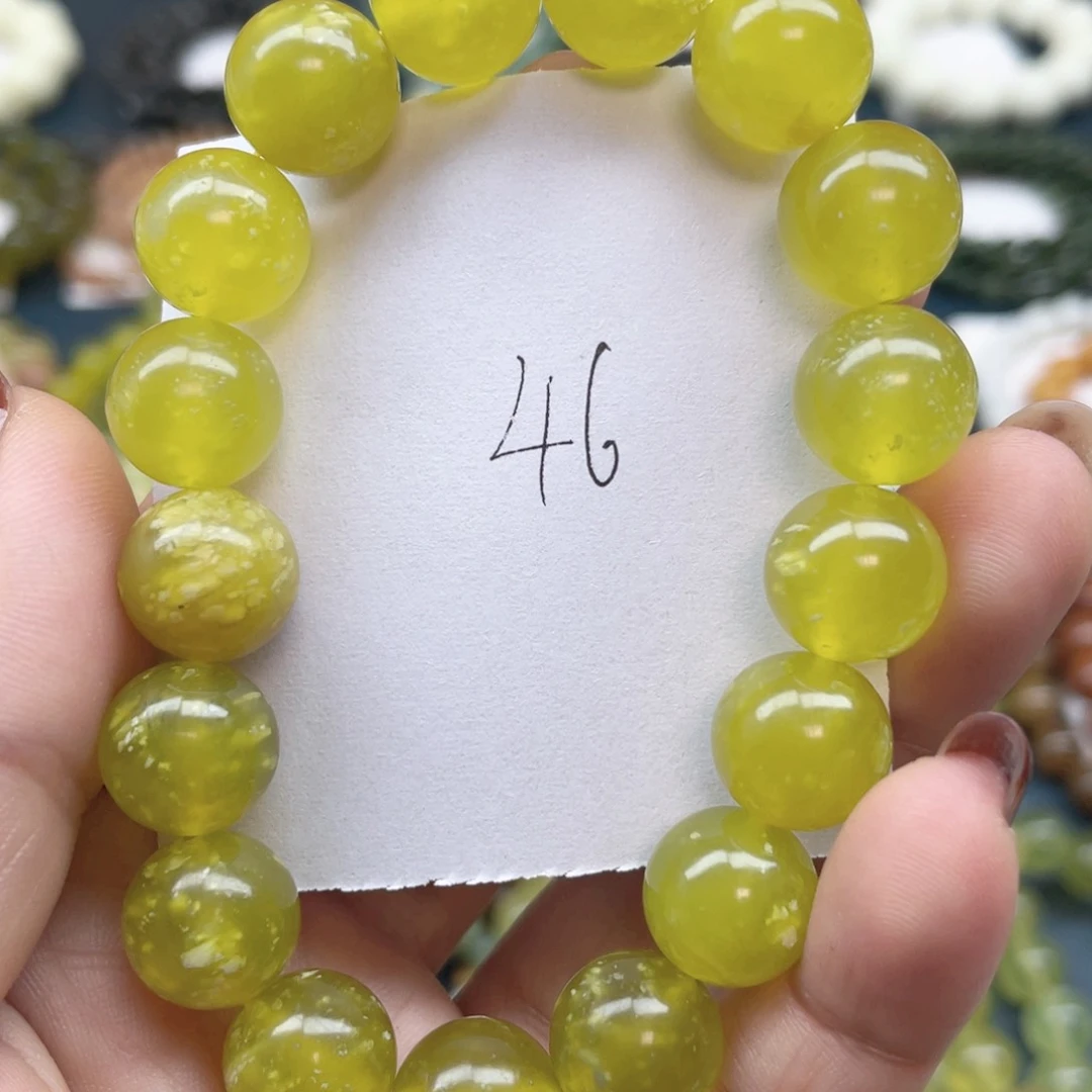 未镶嵌蛇纹石玉手链忠**靠