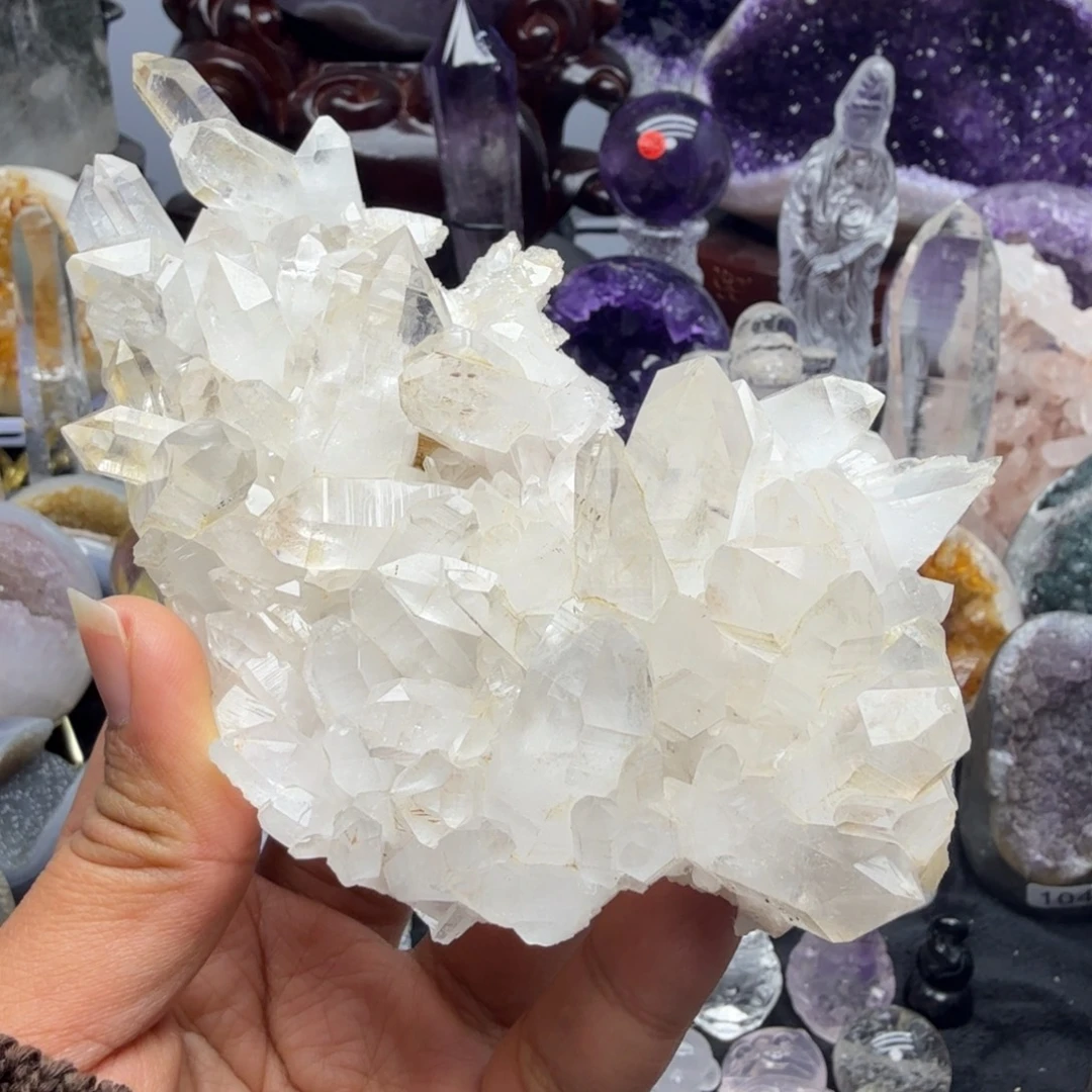 摆件未镶嵌紫晶喜马