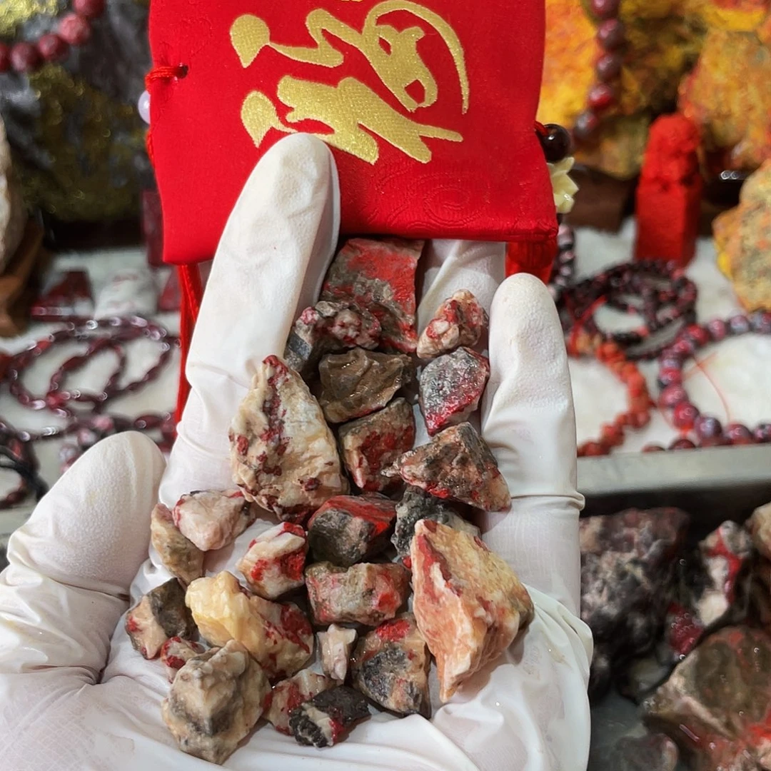 天然辰砂福利朱砂毛料
