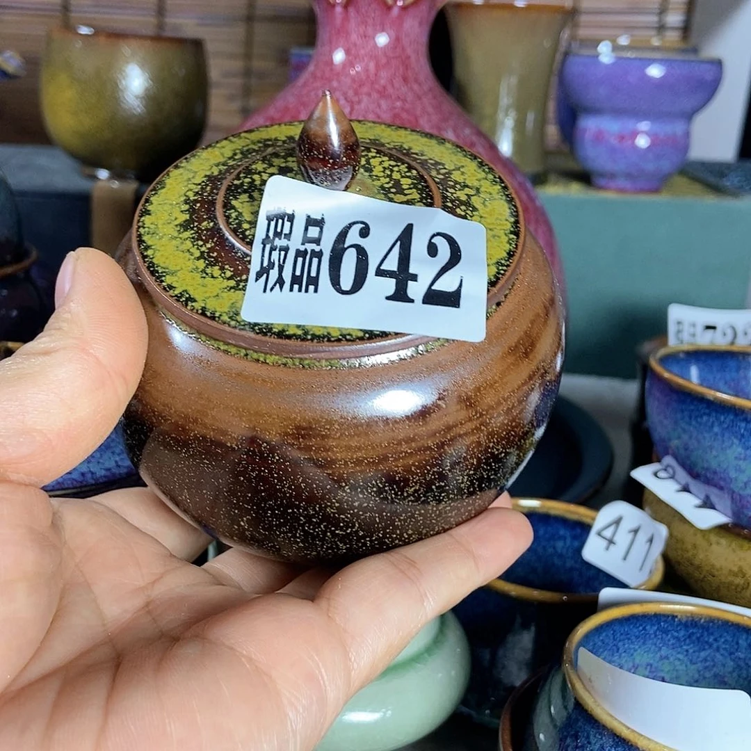 【闪购商品】摆件白***默原产地原矿釉钧瓷