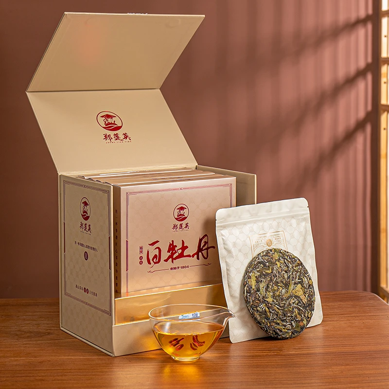 郑莲英2018年白牡丹福鼎高山老白茶白牡丹盒装500g工艺采摘好茶