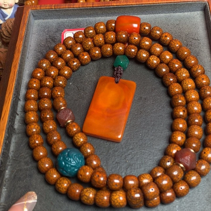 星月菩提吊坠菩提